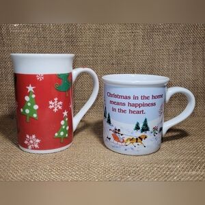 American Greetings & Royal‎ Norfolk 2 Christmas Holiday Coffee Tea Cocoa Mug Cup